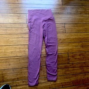 Lululemon leggings blush pink size 4: length 25